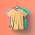 Crafters\' haven: premium mockup of t-shirt for diy enthusiasts