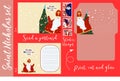 Crafts for children. Saint Nicholas set. Congratulations, letter to St. Nicholas. Winter Christian holiday. Sinterklaas. An old