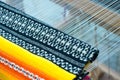 Crafts. Hand weaving loom. Royalty Free Stock Photo
