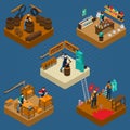 Craftsman Isometric Illustration