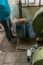 Crafting gold ingots in a foundry in Istanbul