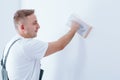 Craftsman priming white wall