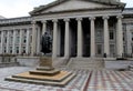 Exterior architecture of historic US Department of Treasury Building, Washington, DC, 2016 Royalty Free Stock Photo