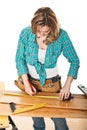 Craftwoman at work Royalty Free Stock Photo