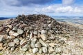 Crag Fell Summit overlooking Ennerdale Water Royalty Free Stock Photo