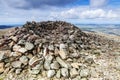 Crag Fell Summit overlooking Ennerdale Water Royalty Free Stock Photo