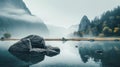 Serene And Calming Crag: Beautiful Unsplash Photography