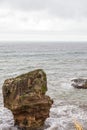 Craggy shore. Pancake Rocks. Paparoa national park, South Island, New Zealand Royalty Free Stock Photo