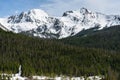 The Crags of Colorado`s Never Summer Mountains