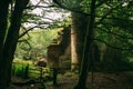 Craigend Castle - main house ruins in Mugdock Country Park, Milngavie, Mugdock, Glassgow, Scotland