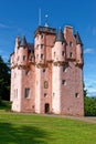 Craigievar Castle in Aberdeenshire - Scotland Royalty Free Stock Photo