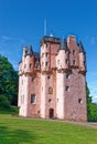 Craigievar Castle in Aberdeenshire - Scotland Royalty Free Stock Photo