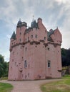 Craigievar castle standing tall