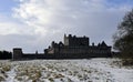 Craigmillar castle a14th century and was used as a film set for Outlander and The Outlaw King Royalty Free Stock Photo