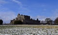 Craigmillar castle a14th century and was used as a film set for Outlander and The Outlaw King Royalty Free Stock Photo