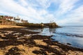 Crail Harbour with an incoming tide Royalty Free Stock Photo