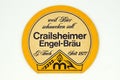 Crailsheimer Engel-Brau beer mat