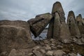 Cramond Causeway Near Edinburgh. Scotland. U.K Royalty Free Stock Photo