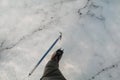 Crampon and Ice Axe