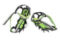 Crampons on white background