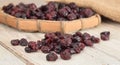 Cranberries dried and redy to eat Royalty Free Stock Photo