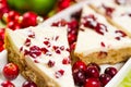 Cranberry bliss bar Royalty Free Stock Photo