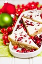 Cranberry bliss bar Royalty Free Stock Photo