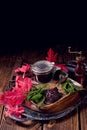 Cranberry chutney with red beet Royalty Free Stock Photo