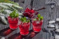 Cranberry drinks