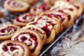 Cranberry Nut Swirl Cookies