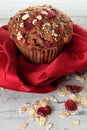 Cranberry bran muffin