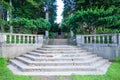 Cranbrook schools architecture stairs. American private middle school high school.