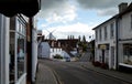 Cranbrook Kent UK windmill over HIgh Stree Royalty Free Stock Photo