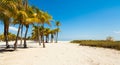 Crandon Park Beach Royalty Free Stock Photo
