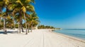 Crandon Park Beach Royalty Free Stock Photo