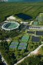 Tennis center Royalty Free Stock Photo