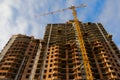 crane building construction site Royalty Free Stock Photo