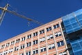 Crane In Building Restoration Site