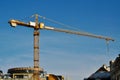 Crane construction site