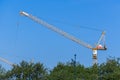 Crane in construction site