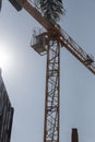 A Crane On A Construction Site Royalty Free Stock Photo