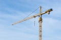 Crane at a construction site Royalty Free Stock Photo