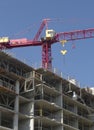 Crane and Construction Royalty Free Stock Photo