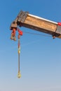 Crane with detail of a jib Royalty Free Stock Photo