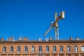 Crane in the downtown of Toulouse France