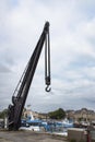 Crane for fishermen on a quay