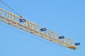 Crane gru detail Royalty Free Stock Photo