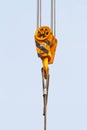 Crane hoist steel wire cable or steel rope at rope sling drum for industry