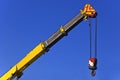 Crane with hook Royalty Free Stock Photo