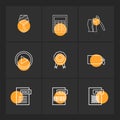 Crane hook , calculator , axe , video , medal , badge , tag , png , xlxs , excel , docx , 9 eps icons se vector